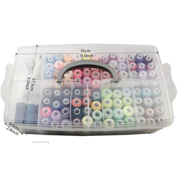 Sewing Thread (100 Colors with Storage case) - Picture 3 of 5